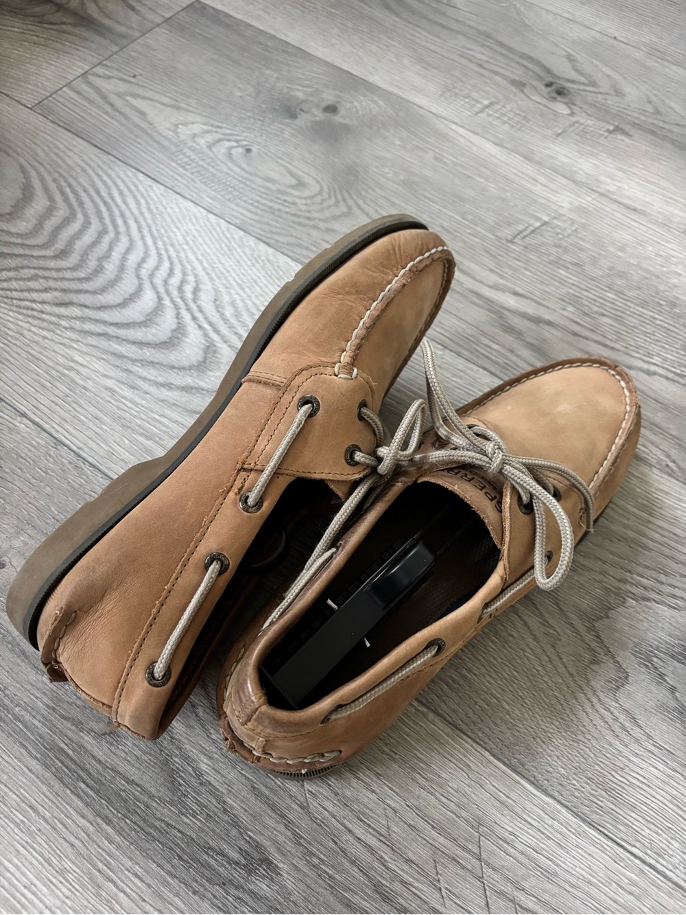 Sperry Top-Sider Light Brown/Tan Boat Shoes - Men’s size 9 (Women’s 10.5)